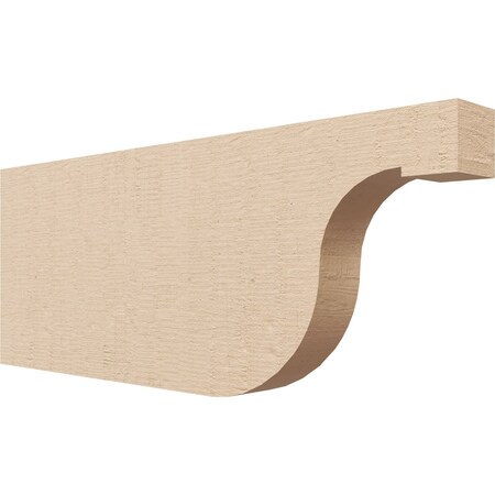 Ekena Millwork 2in. W x 8in. H x 20in. L Del Monte Woodgrain TimberThane Rafter Tail, Primed Tan RFTUR02X08X20DELRCPR